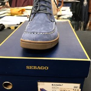 New sebago leather upper in original box